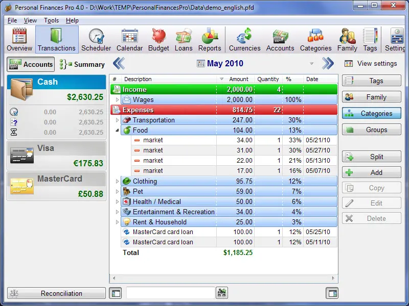 Personal Finances Pro